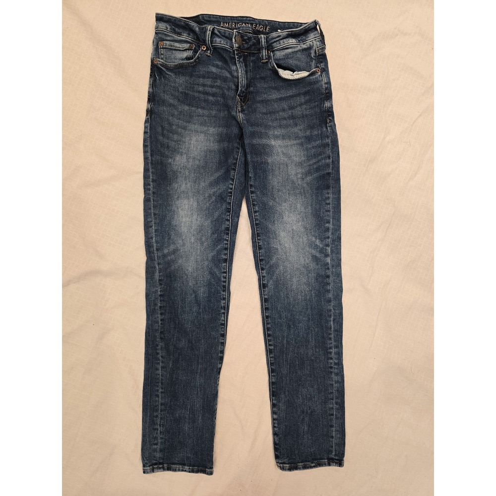 American Eagle‎ Next Level Flex jeans: Slim Straight fit, medium wash Mens 28x32